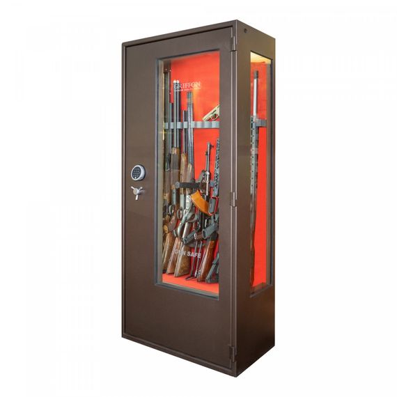 Сейф оружейный GD.840.E.T GLASS CASE BROWN с ударопрочным стеклом | Зображення 7