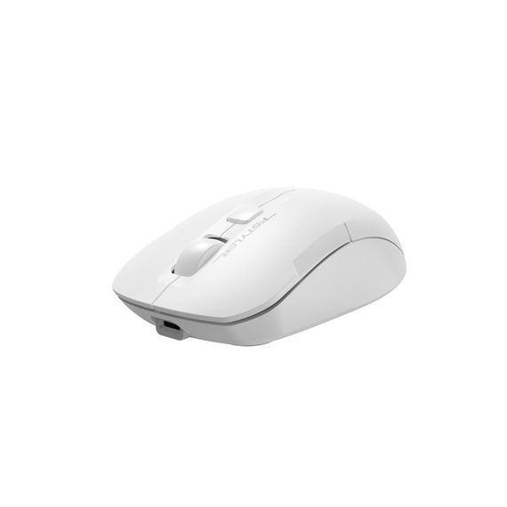 Миша бездротова безшумна A4Tech Fstyler FG16CS Air2 (White), колір білий | Зображення 1