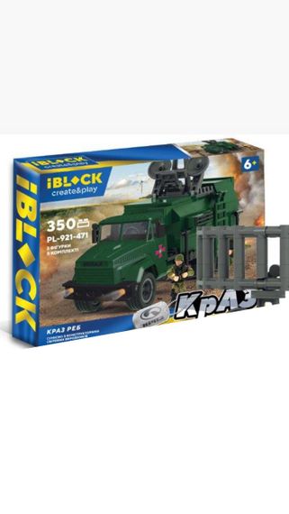 Конструктор IBLOCK Армия КРАЗ РЕБ 350 деталей (DN-PL-921-471) | Зображення 1