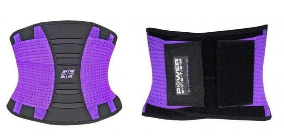 Пояс-корсет  для підтримки спини Power System PS-6031 Waist Shaper Purple L/XL | Зображення 1