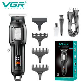 Тример акумуляторний VGR V-918, 4 насадки, LED дисплей