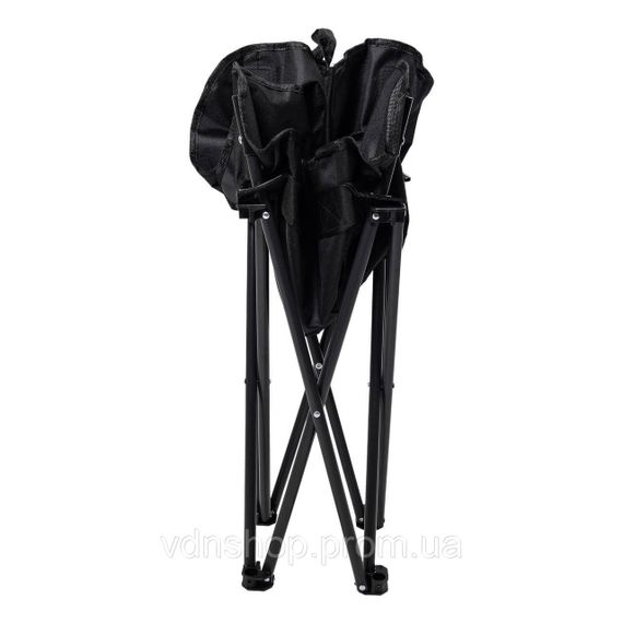 Крісло розкладне туристичне 47х58х70 см з кишенею Чорне SJ-0056-1 | Зображення 4