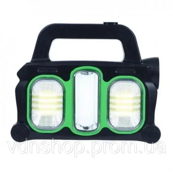Акумуляторний LED ліхтар прожектор із сонячною панеллю USB вихід знімні Hurry Bolt HB-6169 | Зображення 1