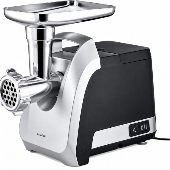 Мясорубка электрическая Silver Crest SFW 800 A1, 2200 Вт, с металлическим шнеком и реверсом, для дома и кухни | Зображення 1