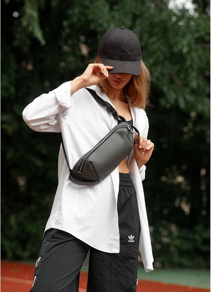 Сумка жіноча Sambag HOLSTER MSH Графітова 36 х 14 х 4 см (87113009) | Зображення 7