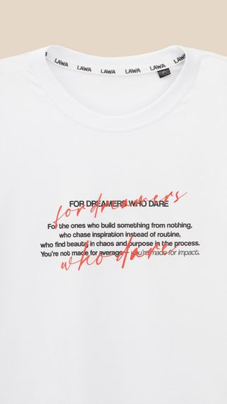 Футболка з принтом чоловіча LAWA P-MB02357 4XL Білий shop (2000999509476) | Зображення 1