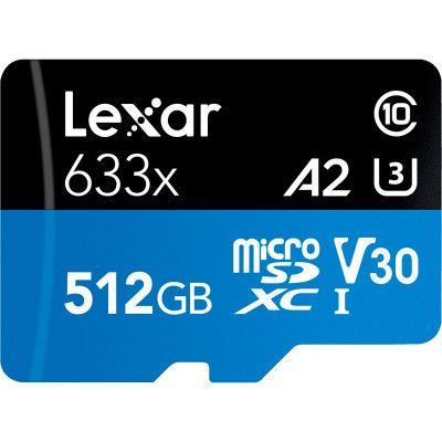 Карта памяти Lexar 512GB microSDXC class 10 UHS-I 633x (LSDMI512BB633A) | Зображення 1