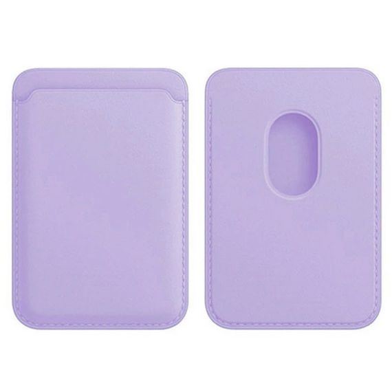 Кардхолдер Leather Wallet with Double Magnetic Сиреневый