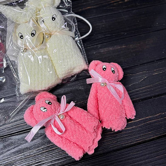 Подарунковий набір м'яких рушників у вигляді фігурок, в стильній упаковці, 25-813 | Зображення 2