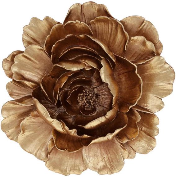 Настенный декор Gold Flowers 24.5х4.5х24см