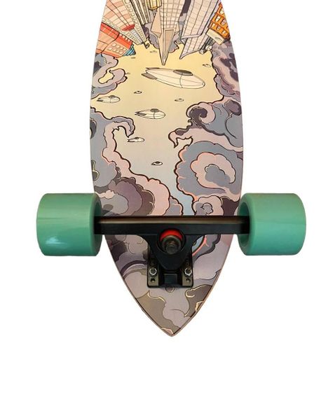 Скейт для уличного серфинга , Cloudride Cruiser 78. 25х110 см/ 3,4 кг | Зображення 3
