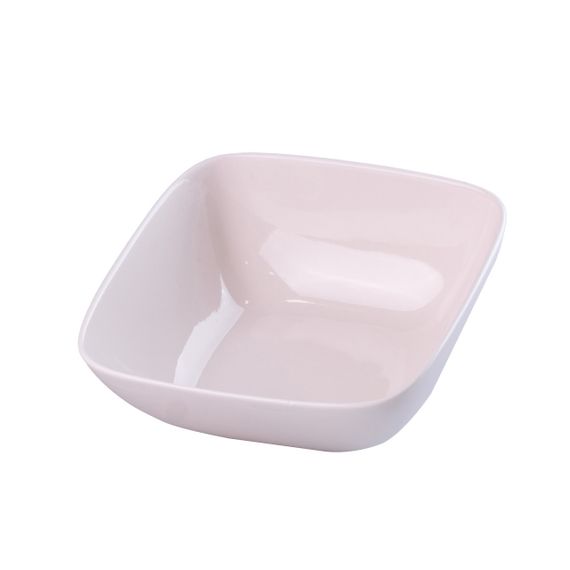 Тарелка глубокая квадратная из фарфора 15х15 см 500 мл HP600