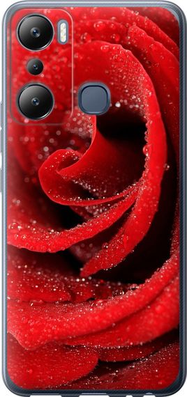 Чехол на Infinix Hot 20i Красная роза "529u-2964-17620"