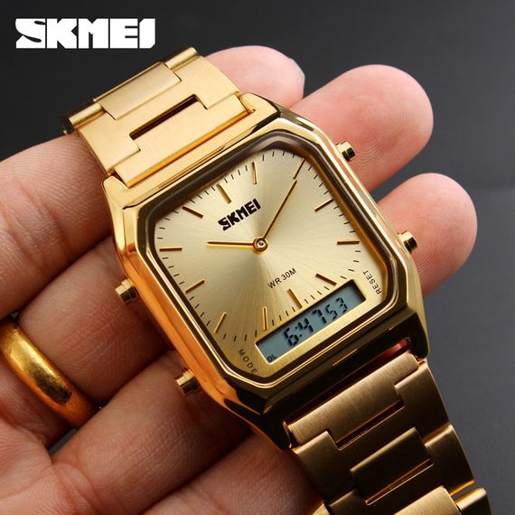 Наручний годинник Skmei 1220GD Gold | Зображення 3