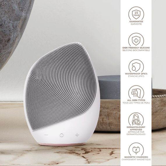 Електронна ультразвукова щітка для обличчя GESKE Sonic Facial Brush 5в1 starlight | Зображення 2