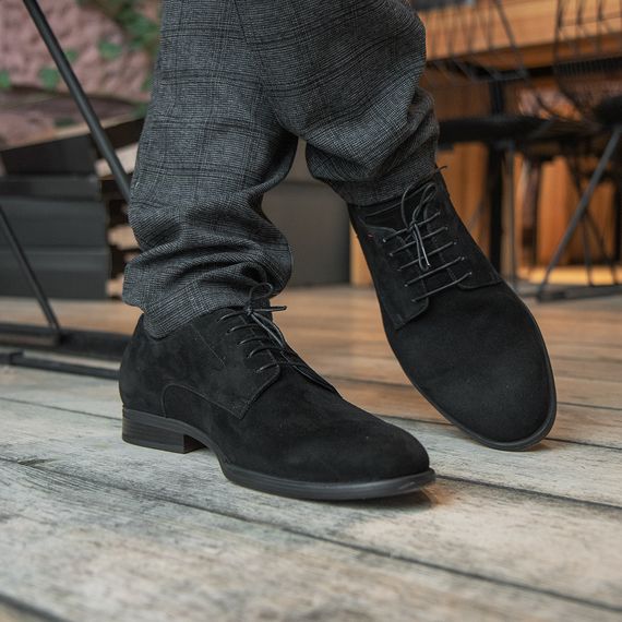 Чорні замшеві туфлі 39 розмір | Зображення 5