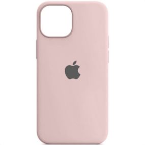 Чехол Silicone Case Full Protective (AA) для Apple iPhone 12 Pro / 12 (6.1") Розовый / Chalk Pink