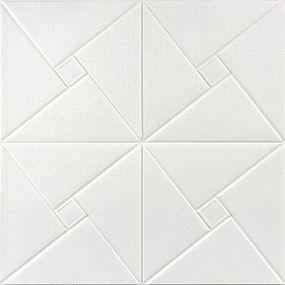 Самоклеющаяся декоративная потолочно-стеновая 3D панель 680x670х5.5мм Оригами (173) SW-00000182