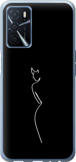 Чехол на Oppo A16 Силуэт1 "4590u-2469-17620"