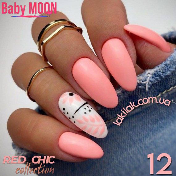 Гель-лак BABY MOON Red Chic №12 темний персик, 6 мл