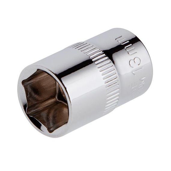 Головка шестигранна STORM 3/8", 13 мм, Cr-V INTERTOOL ET-0413