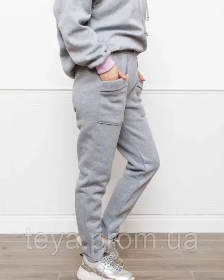 Спортивные штаны цвет светло-серый размеры XXL, XL, 3XL, M, L FI_002612 | Зображення 1