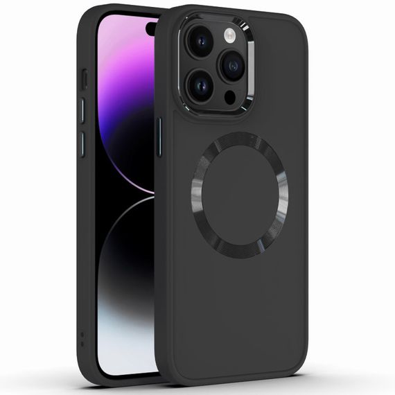 TPU чохол Bonbon Metal Style with MagSafe для Apple iPhone 13 Pro Max (6.7")