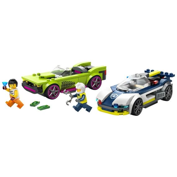 Конструктор LEGO City Переслідування маслкара на поліцейському автомобілі 213 деталей (60415) | Зображення 6