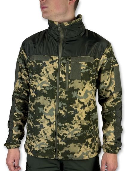 Тактична чоловіча флісова кофта, Колір: Піксель Розмір: 52 | Зображення 4