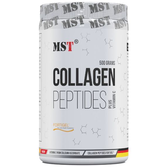 Хондропротектор (для спорту) MST Nutrition Collagen Peptides + Fortigel 500 g /50 servings/ Orange