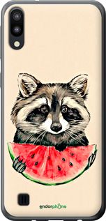 Чохол на Samsung Galaxy M10 Єнотик з кавуном "4605u-1661-2448"