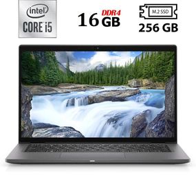 Ультрабук Б-класс Dell Latitude 7410 / 14" (1920x1080) IPS / Intel Core i5-10310U (4 (8) ядра по 1.7 - 4.4 GHz) / 16 GB DDR4 / 256 GB SSD M.2 / Intel UHD Graphics / WebCam / USB 3.2 / HDMI / Windows 10 б/у