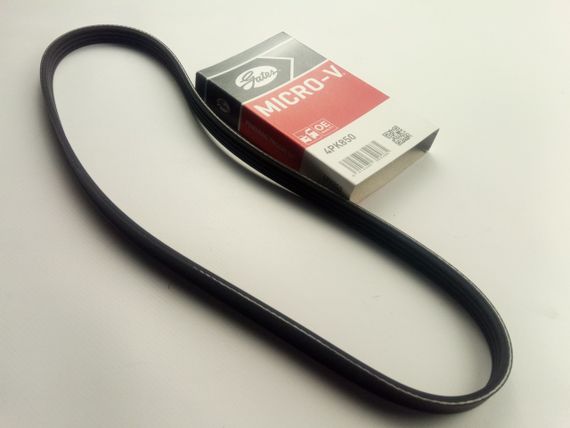 Ремінь генератора струмковий Hyundai/KIA, Gates (4PK850) (97713-29000) | Зображення 1