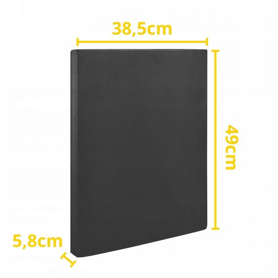 Балансувальна подушка 4FIZJO Balance Pad 49 x 38.5 x 5.8 см Black (P-5907739318657) | Зображення 1