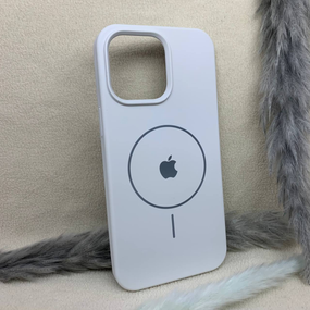 Чохол м'який Iphone 14 Pro Max MagSafe SoftTouch Протиударний Білий