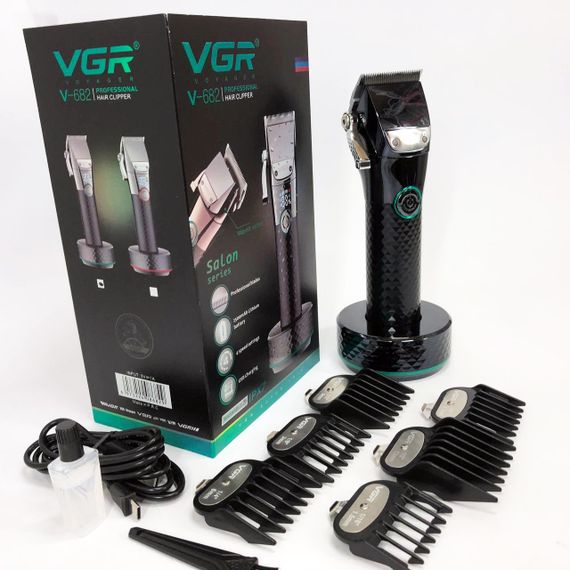 Профессиональный триммер с насадками, Аккумуляторная машинка для стрижки волос с насадками LD-16 | Зображення 2