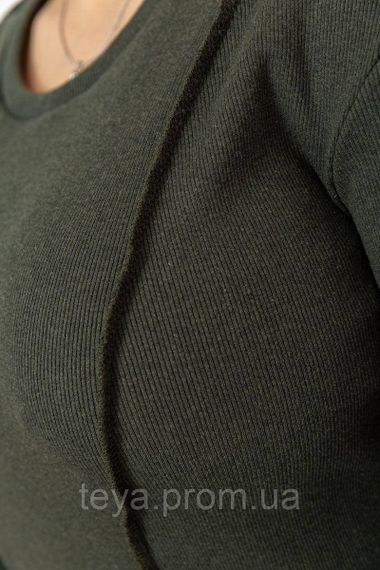 Лонгслів жіночий напівбатал колір хакі розмір XXL-XXXL FA_007496 | Зображення 4