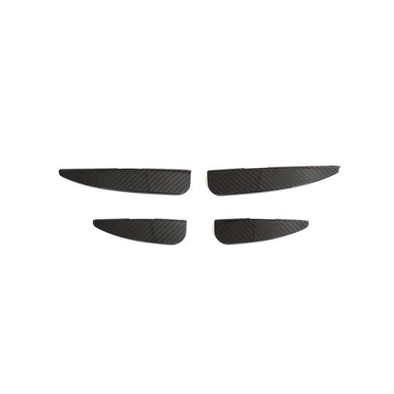 Накладки на передній бампер V1 (2023-2025, Карбон) для Ауди R8 2015- рр | Зображення 4