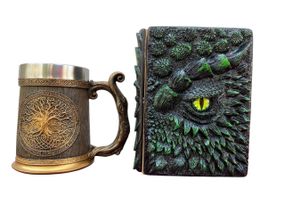Подарунковий набір Кухоль 3D Друїд Ігграсиль і Блокнот 3D «Око Лісового Дракона»