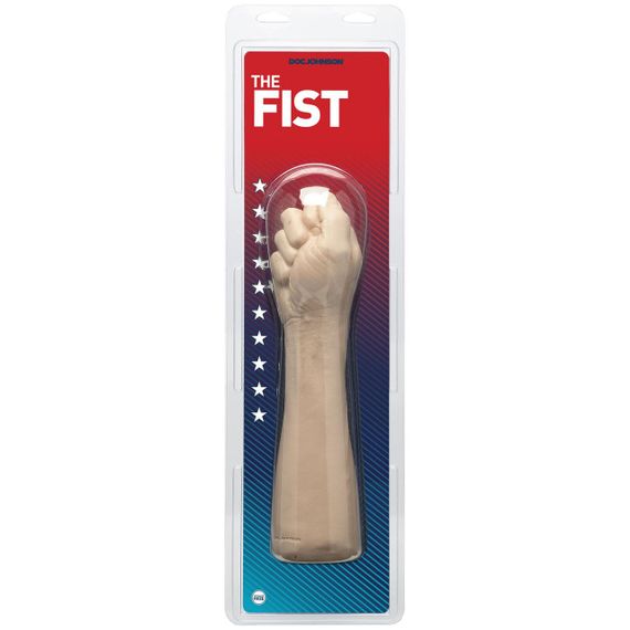 Кулак для фистинга Doc Johnson The Fist, Flesh, реалистичная мужская рука, длинное предплечье sexstyle | Зображення 5