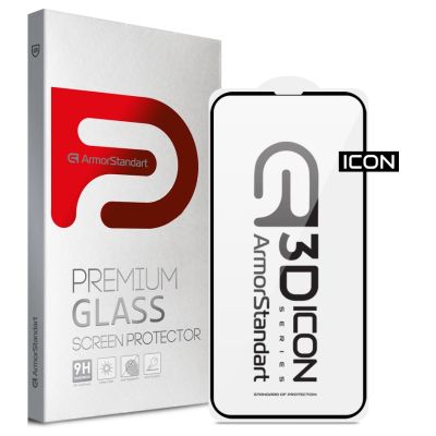 Стекло защитное Armorstandart Icon 3D Apple iPhone 14 Pro Black (ARM61972)
