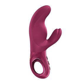 Вібратор-кролик Fun Factory MISS BI Wine Red, 2 незалежні мотори, діаметр 4,2 см