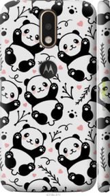 Чохол на Motorola MOTO G4 PLUS Панди "4318m-953-2448"