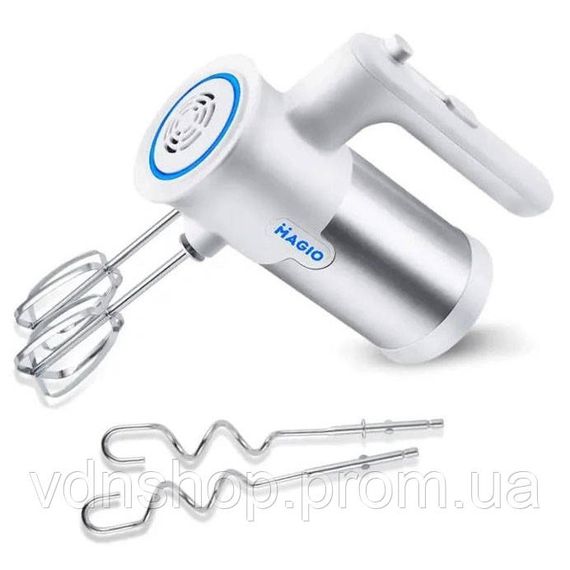 Міксер ручний для змішування і збивання Magio MG-230, Побутовий міксер з віночками RX-49