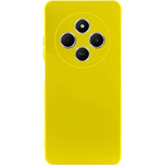 Чохол TPU GETMAN Liquid Silk Full Camera для Xiaomi Redmi 14C / Poco C75 Жовтий / Flash