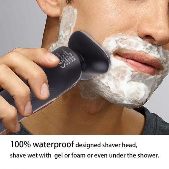 Бритва Електрична на 3 плаваючі головки DSP 60017 Роторна Електробритва чоловіча для вологого та сухого гоління | Зображення 4