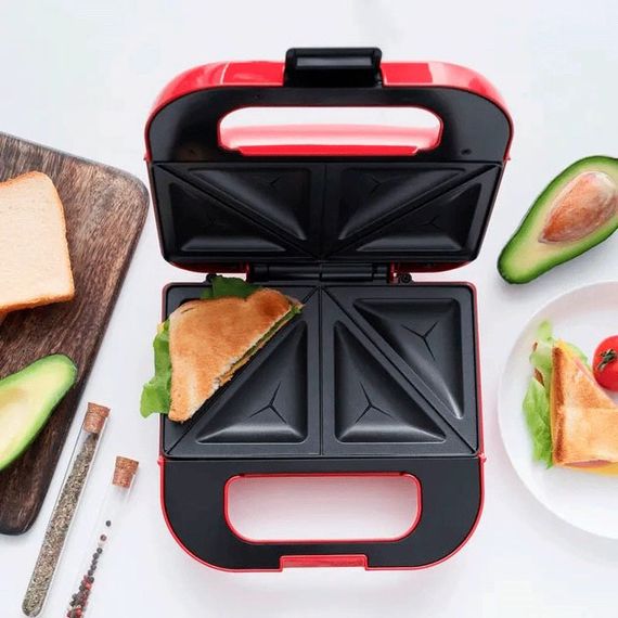 Сендвичница бутербродов, Бутербродница, Сэндвичница с насадками, Бутербродница профессиональная PC-44 | Зображення 8