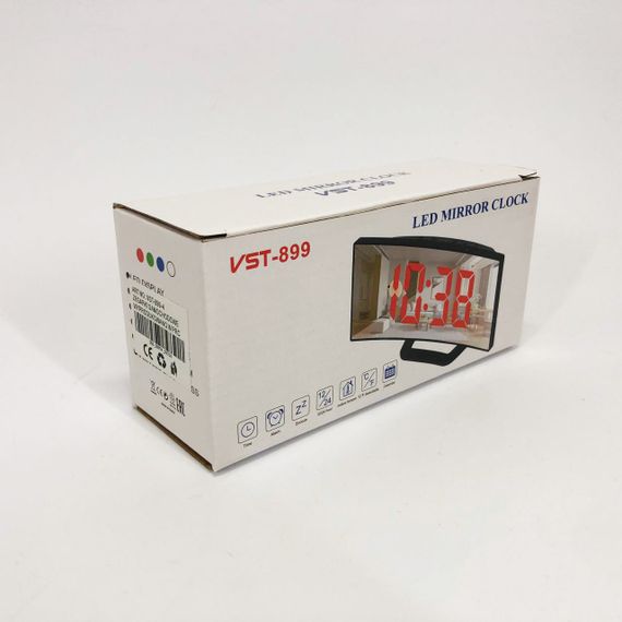 Годинник настільний VST-899-4 USB з зеленим циферблатом, Електронний настільний годинник light | Зображення 3
