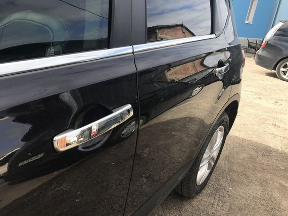 Накладки на ручки (4 шт, нерж) З чіпом, Carmos - Турецька сталь для Nissan Qashqai 2007-2010 рр | Зображення 5