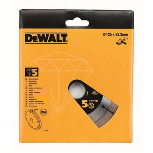 Диск алмазний здвоєний 125x6.3х22.2 мм DeWALT DT3758 | Зображення 2